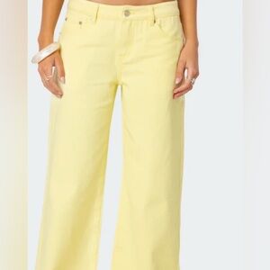 Edikted Roman Low Rise Slouchy Jeans size small